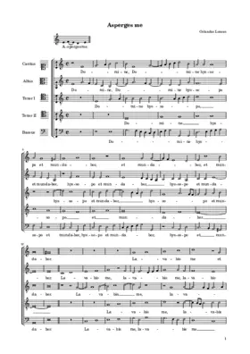 Asperges me I