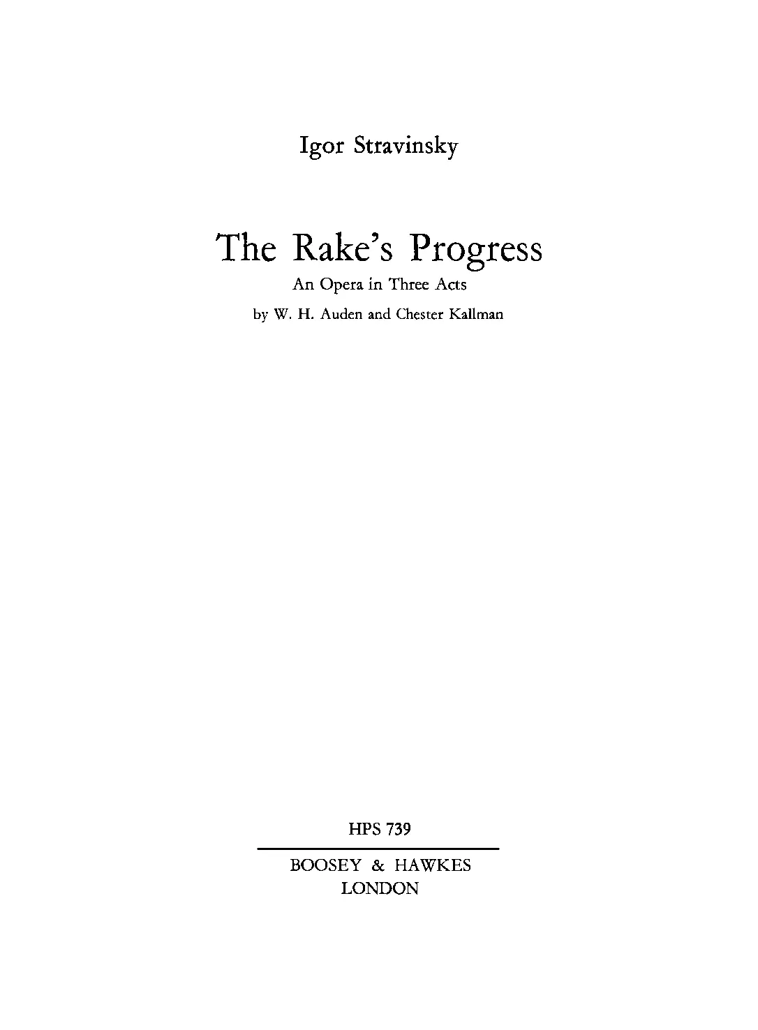 The Rake's Progress - Page 1