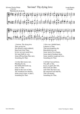 Saviour! Thy dying love