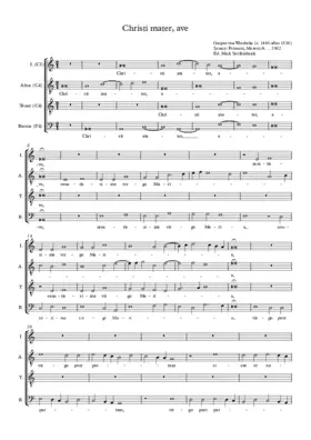 Christi mater, ave