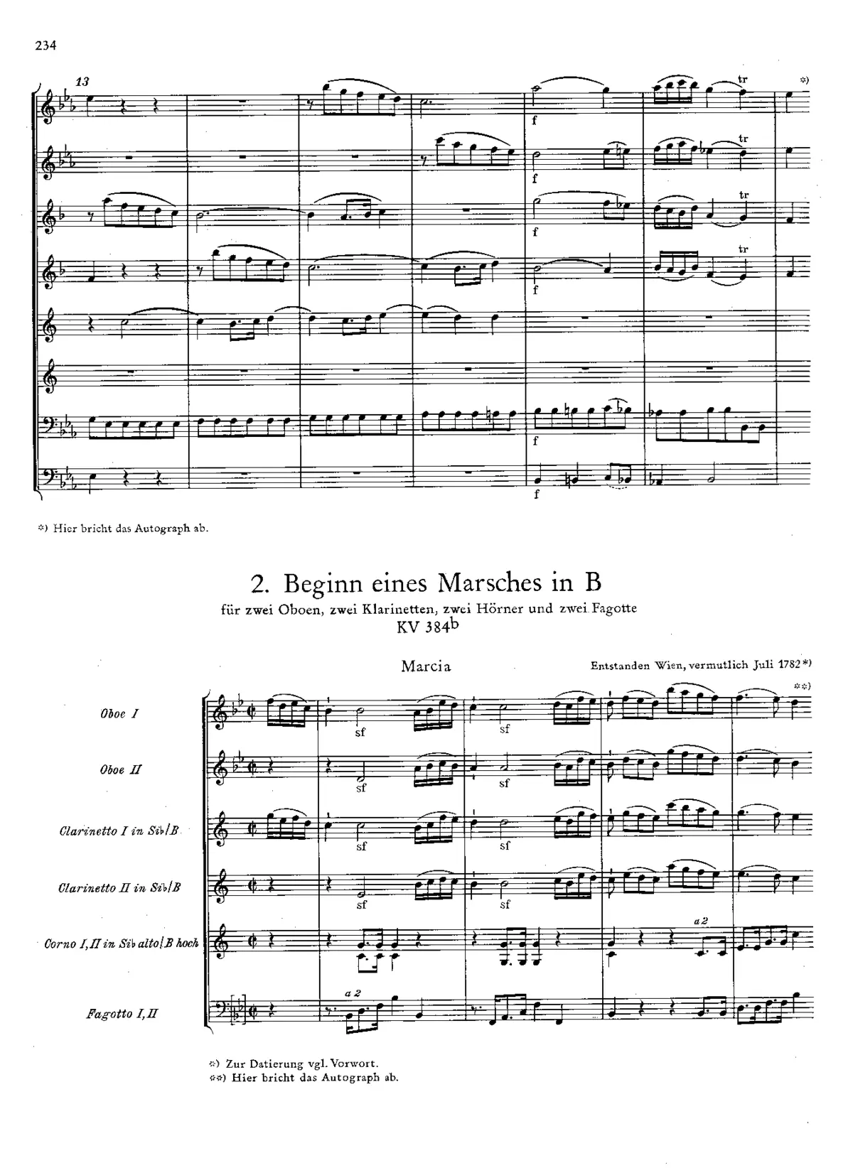 March in B-flat major - Page 1