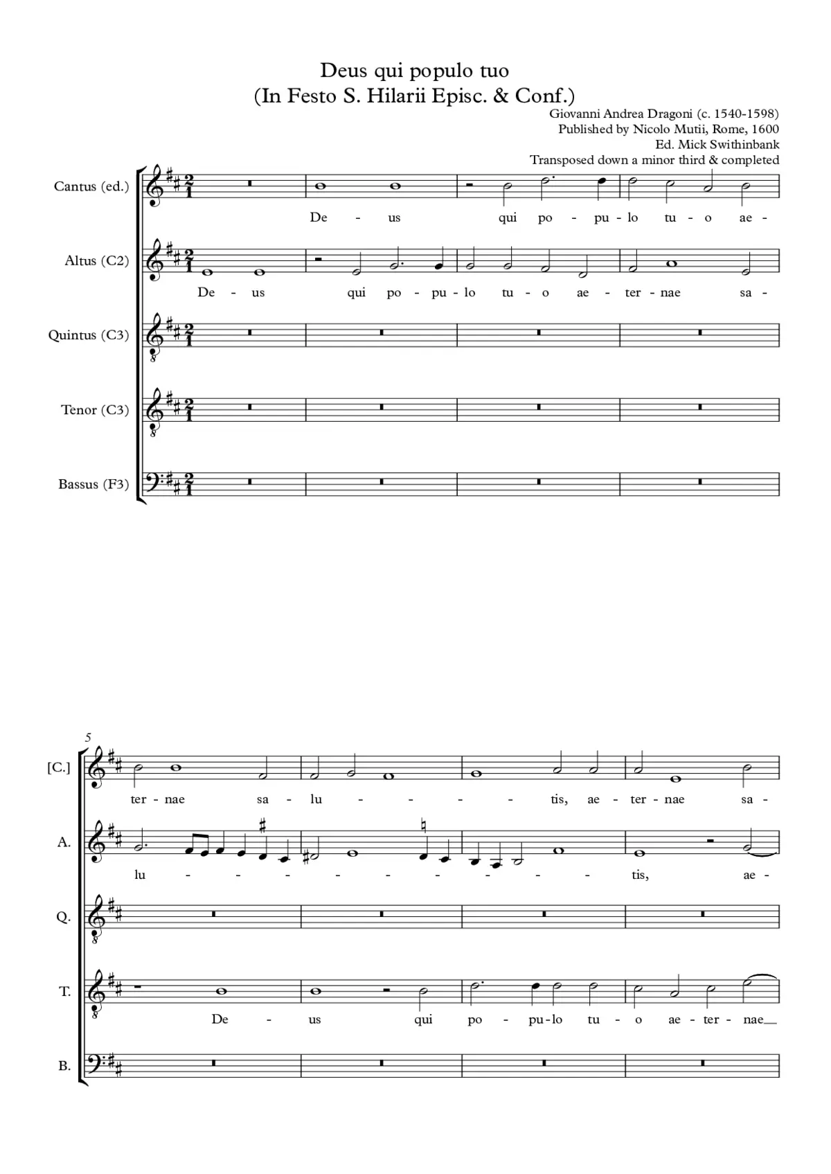 Deus qui populo tuo - Page 1