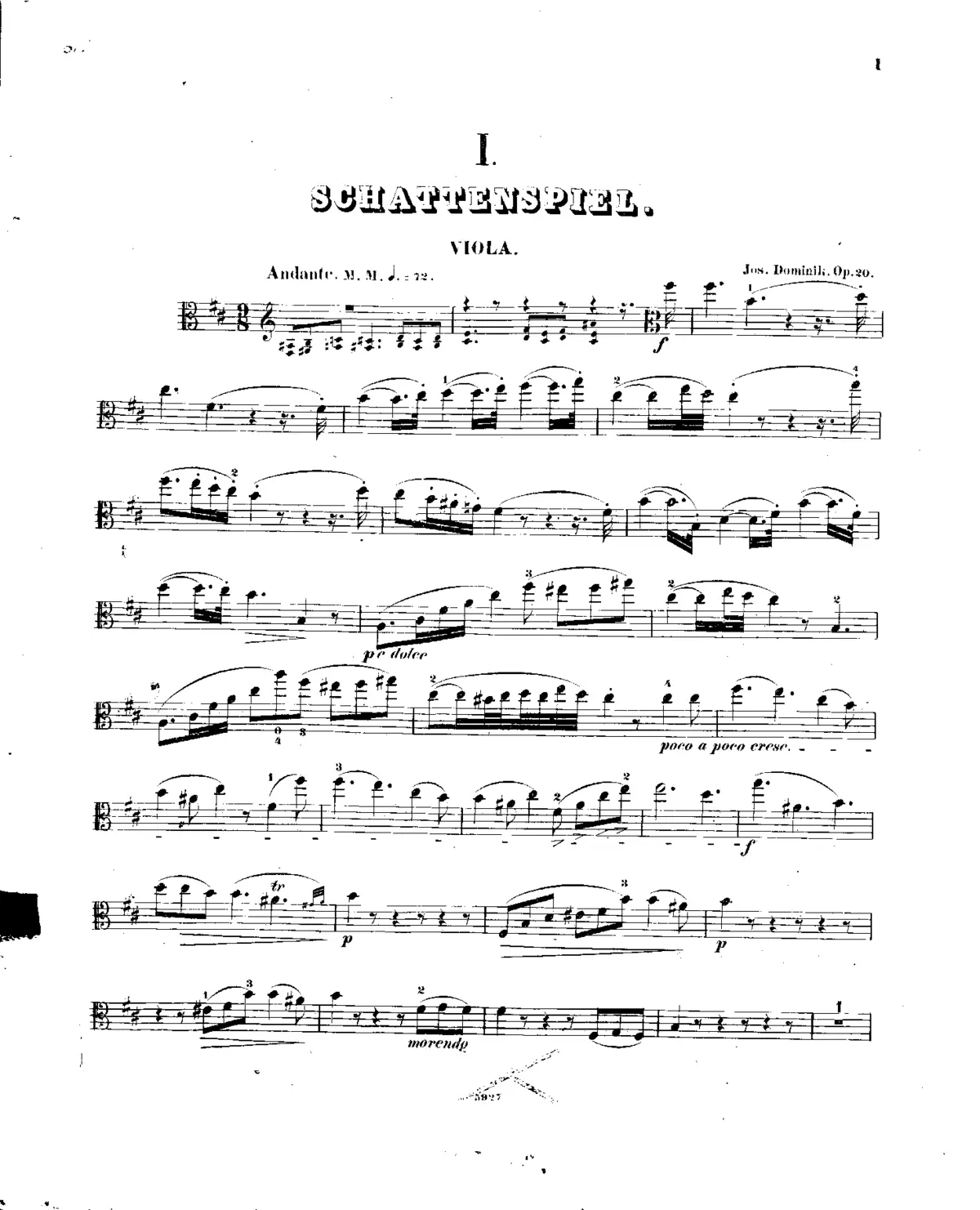 3 Charakterstücke, Op.20 - Page 1