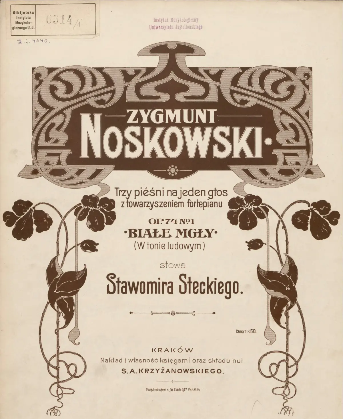 3 Pieśni - Page 1