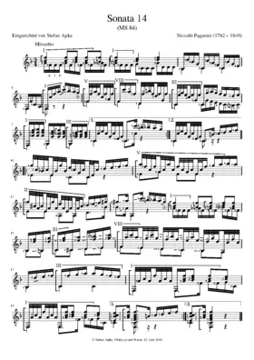 Guitar Sonata in F major