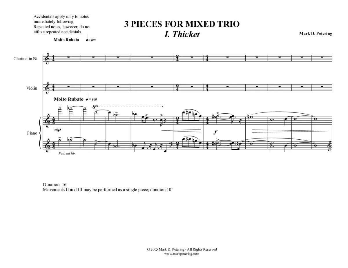 3 Pieces for Mixed Trio - Page 1