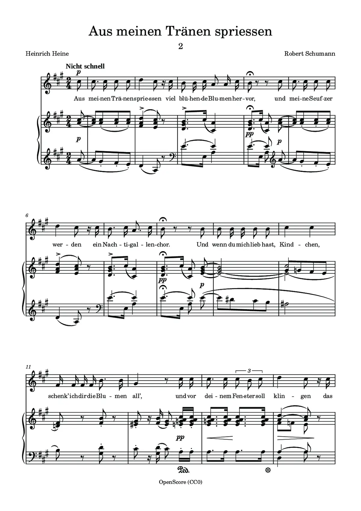 Aus meinen Tränen sprießen - Page 1