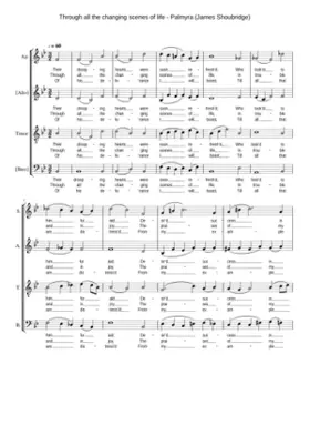 Through all the changing scenes of life