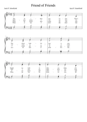 Tho all others may forsake Scholfield