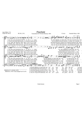 Plainfield - Hezekiah Moors