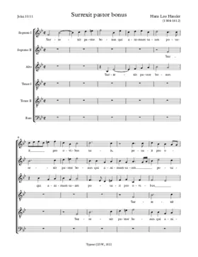 Surrexit pastor bonus