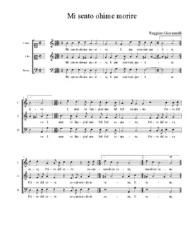 Mi sento ohime morire