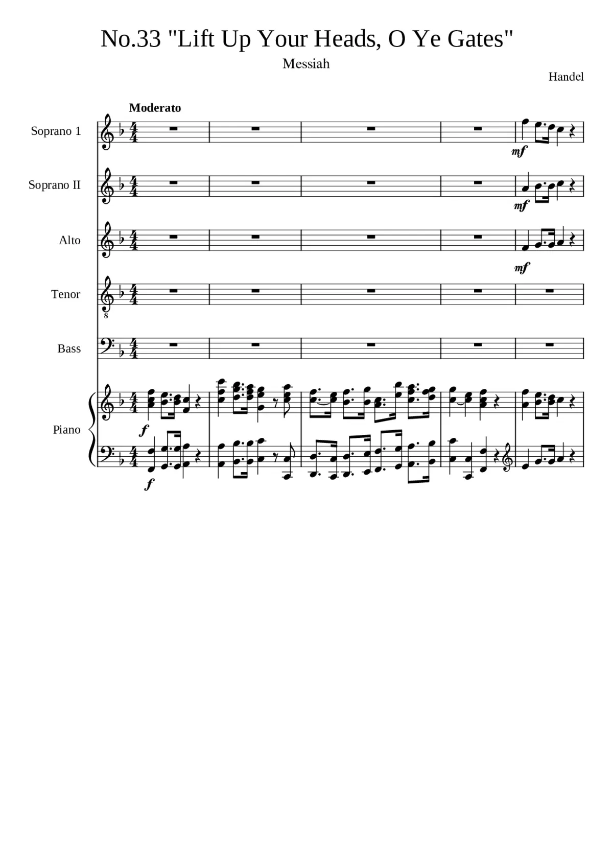 Messiah HWV 56 - Page 1