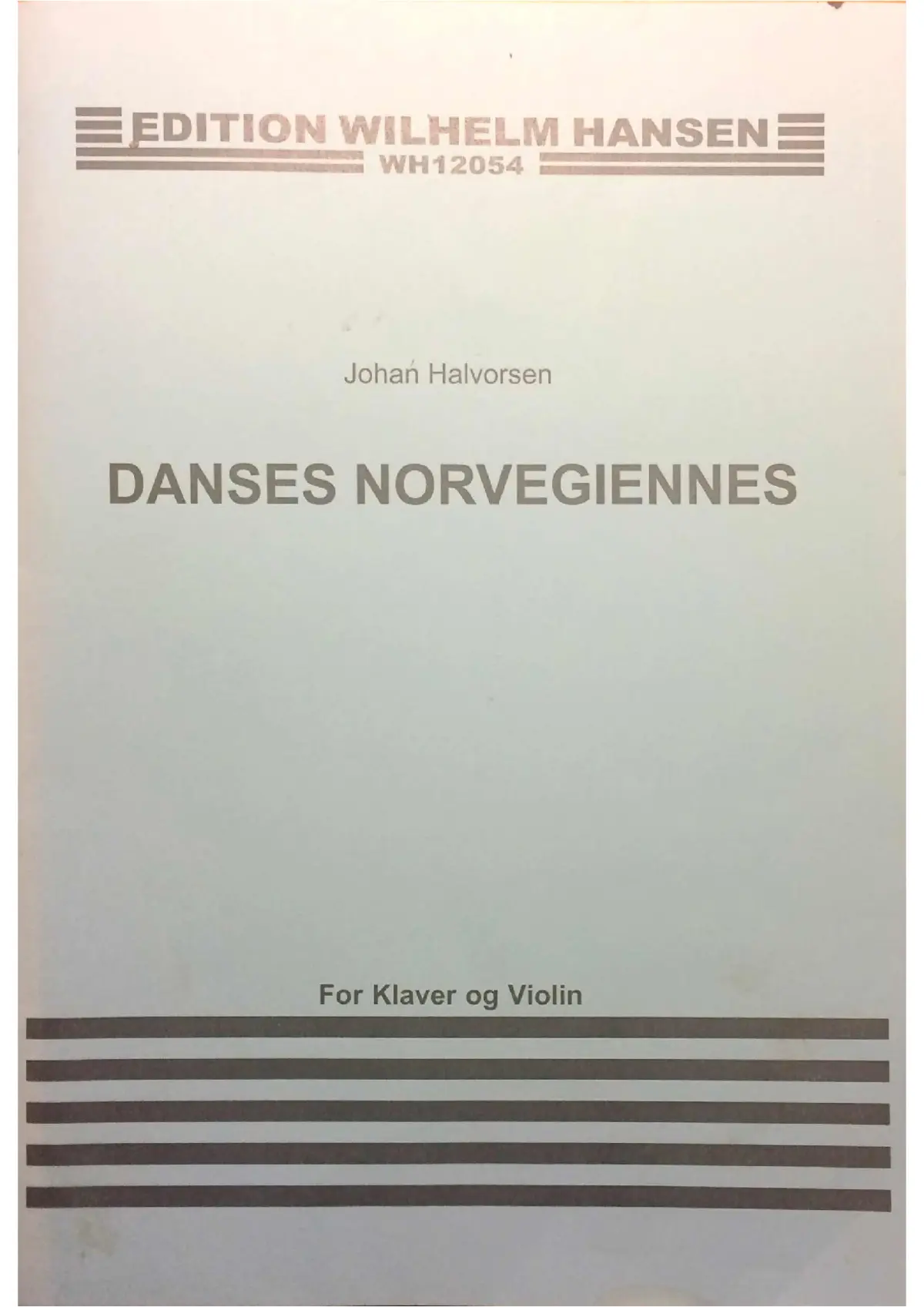 Deux danses norvégiennes - Page 1