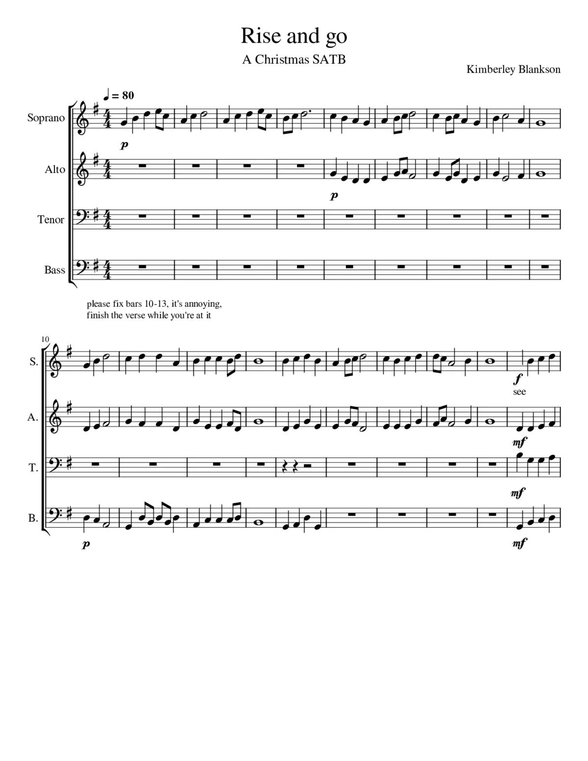 Rise and go - Page 1