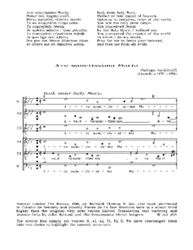 Ave sanctissima Maria