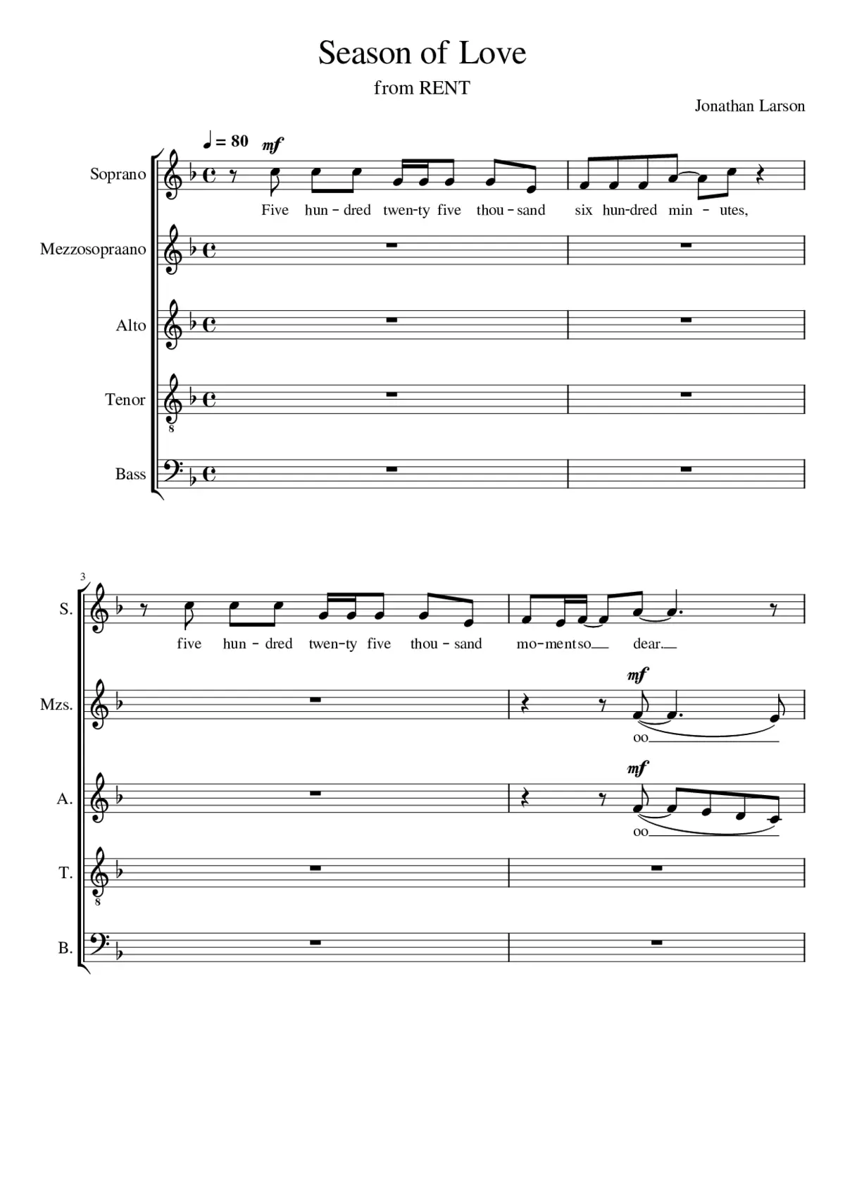 Season of love - Page 1