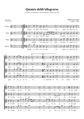 Quanto debb'allegrarse