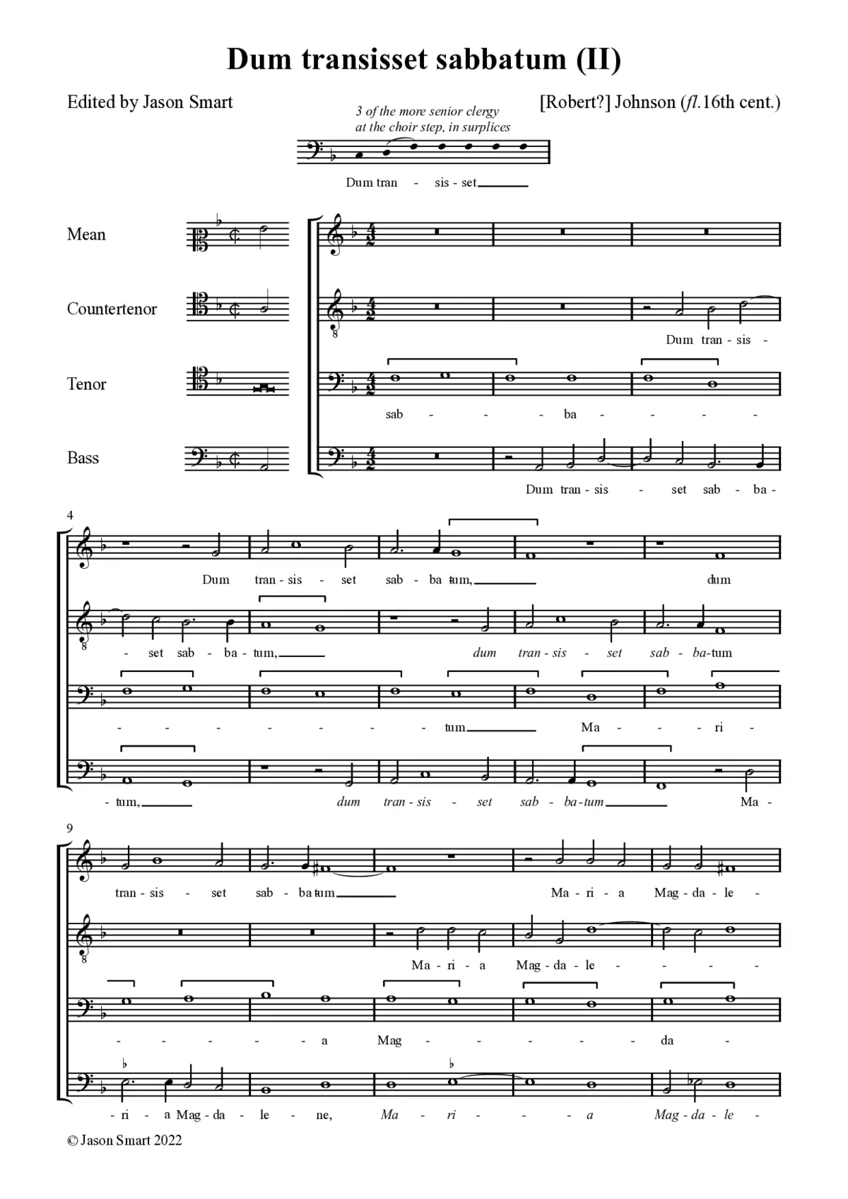 Dum transisset sabbatum a 4 - Page 1