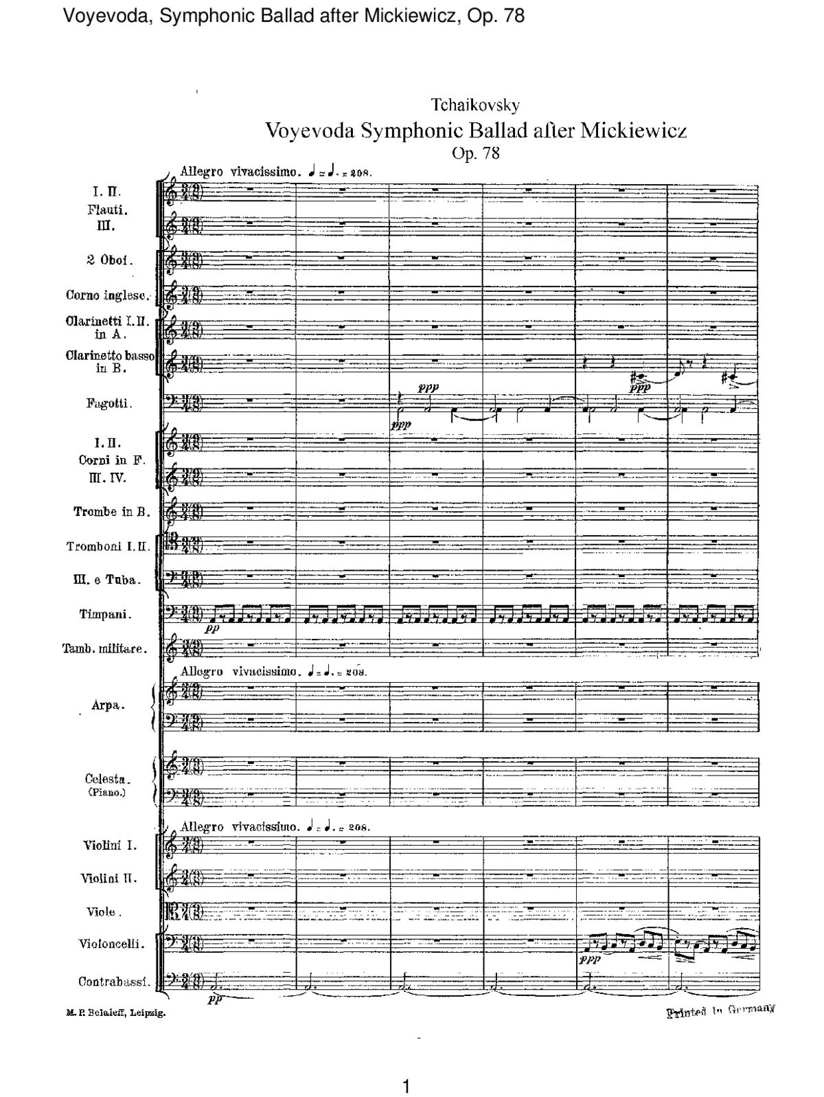 The Voyevoda - Page 1
