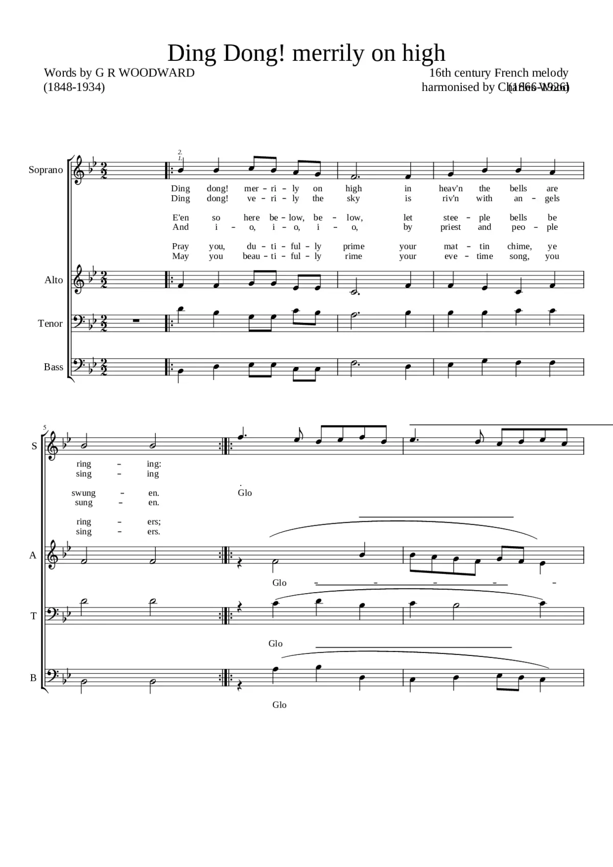ding dong merrily on high - Page 1