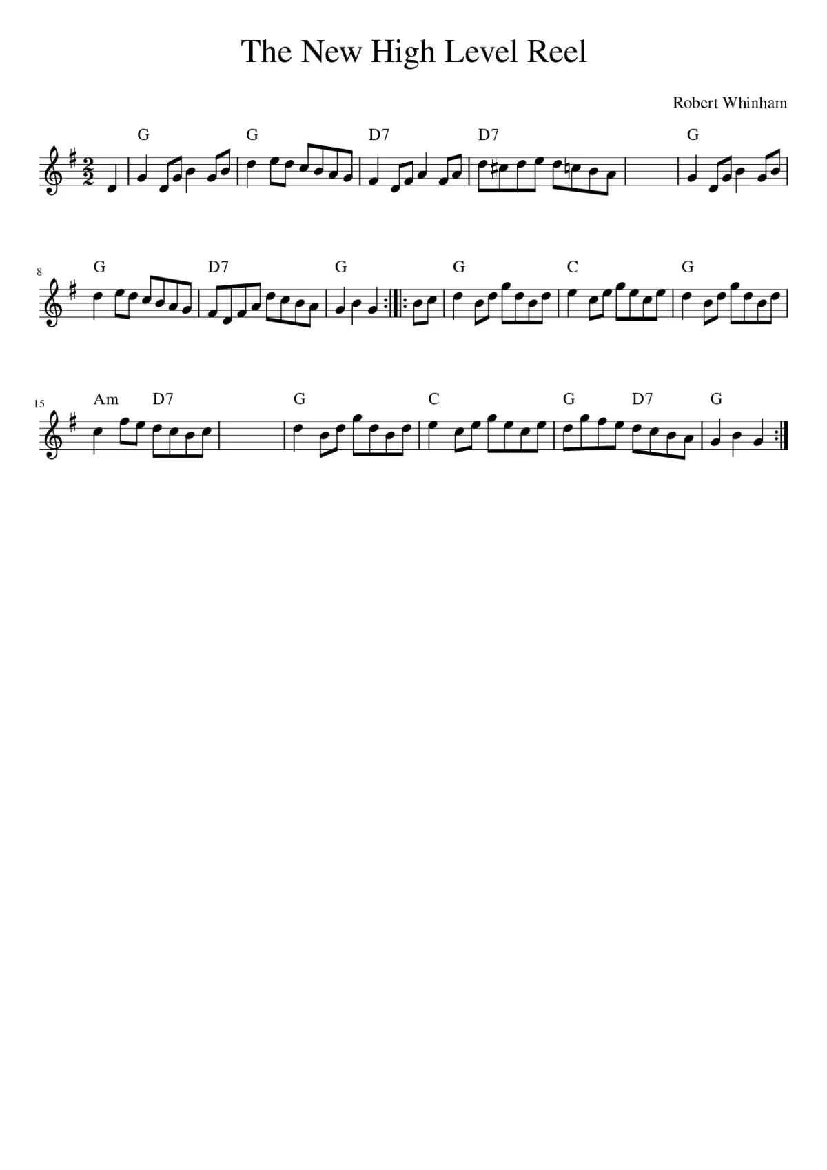 the New High Level Reel - Page 1