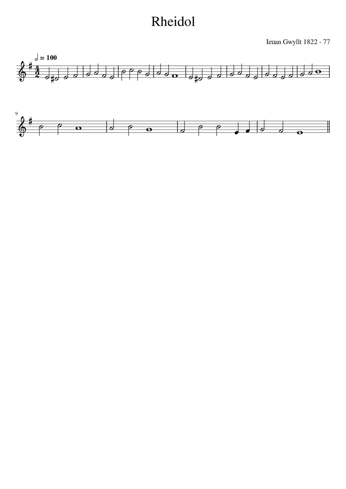 Rheidol - Page 1