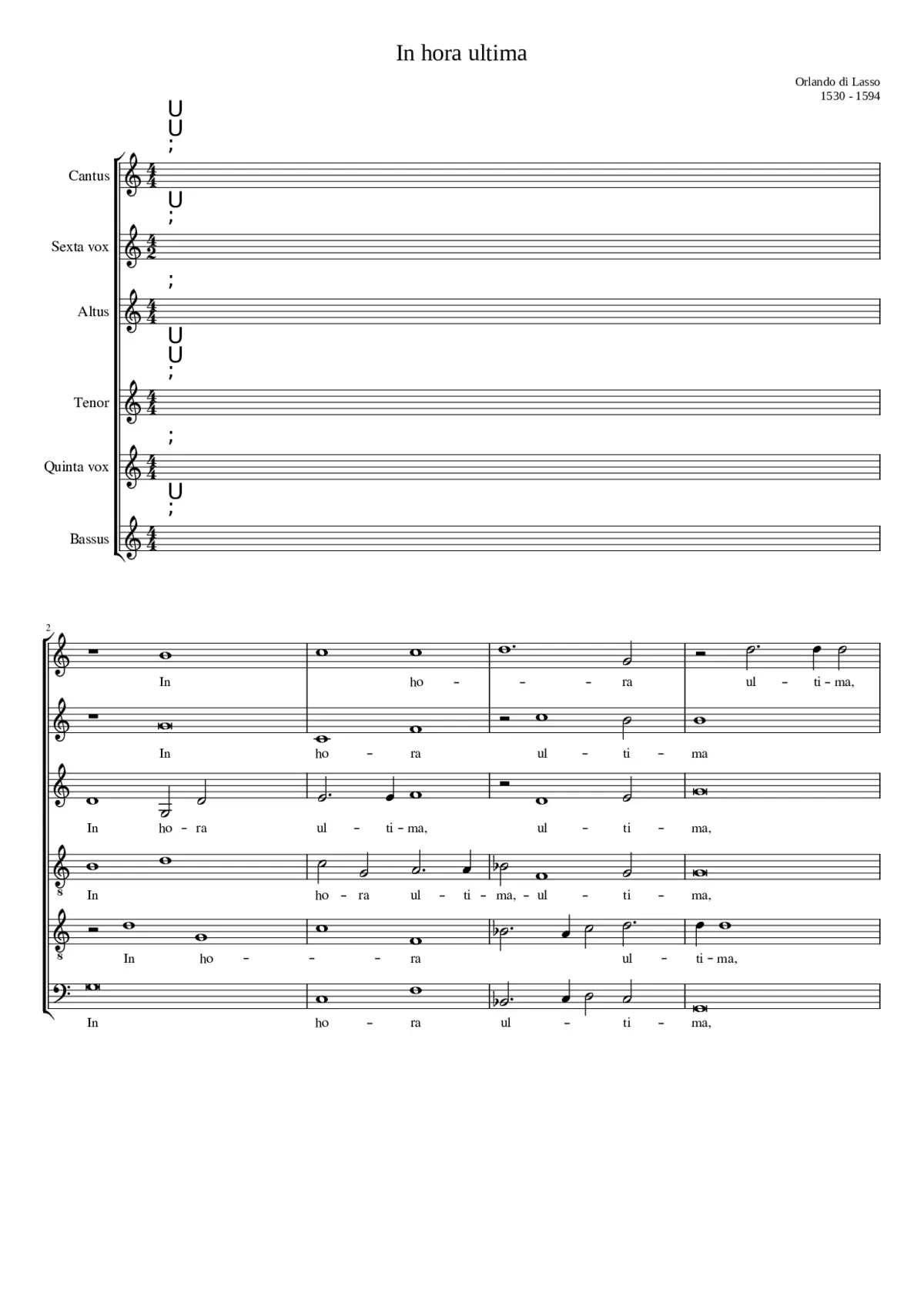 In hora ultima - Page 1