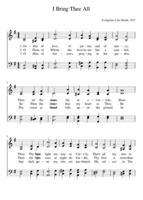 Father of love of justice and of mercy - Evangeline Cory Booth