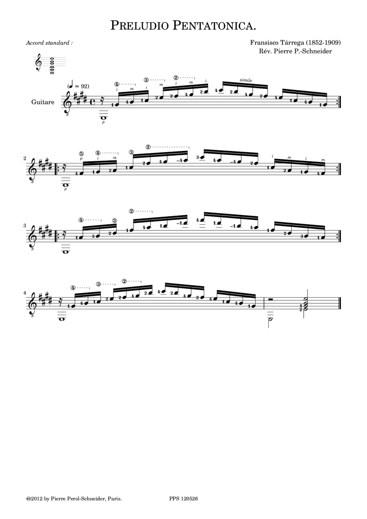 Preludio pentatonica - Page 1