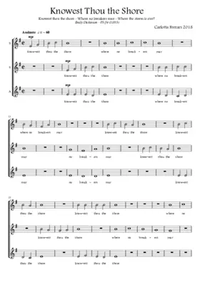 Knowest thou the shore