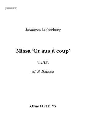 Missa Or sus à coup