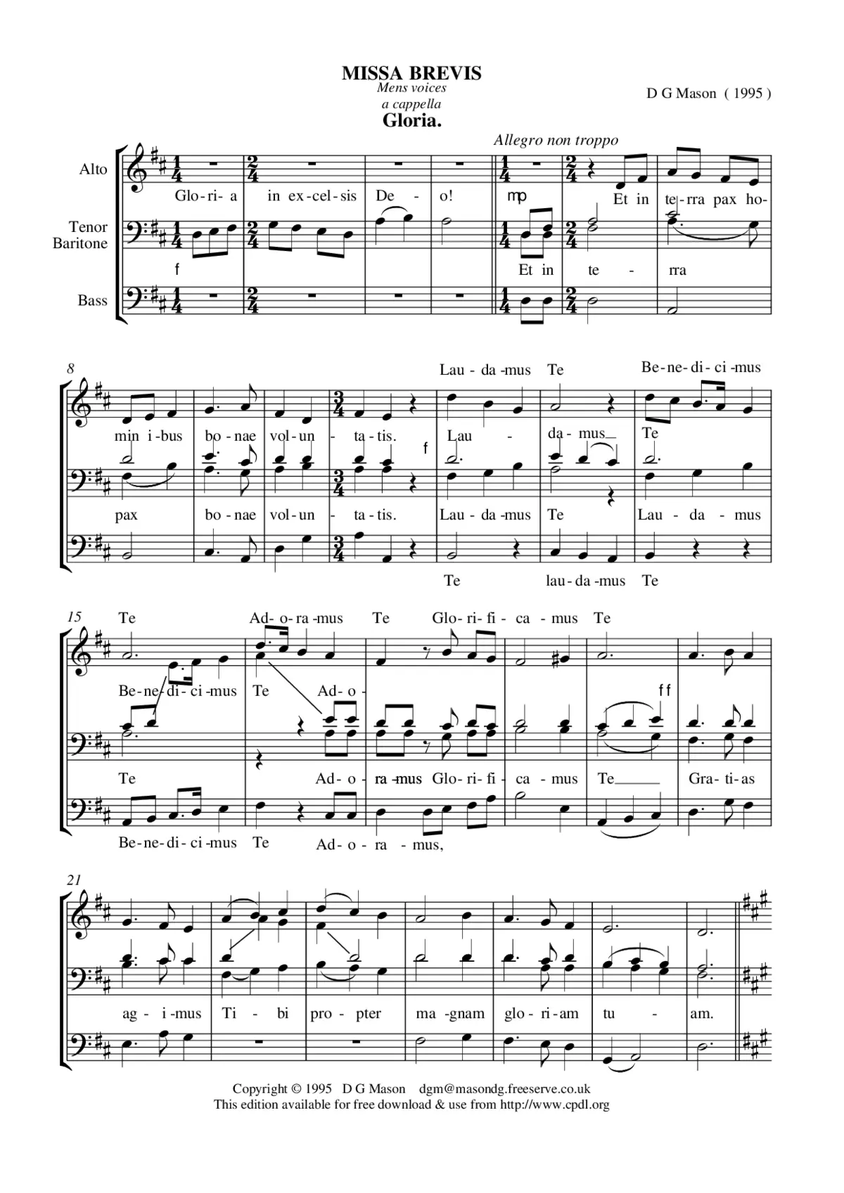 Missa brevis - Page 1