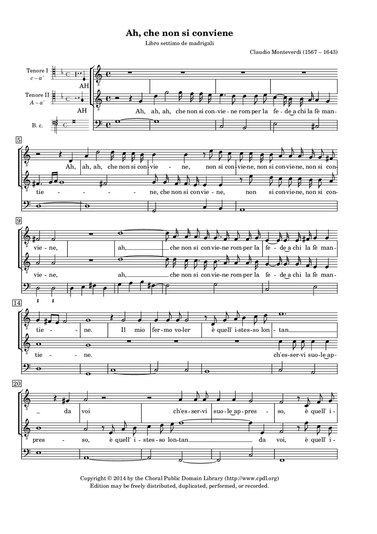 Ah che non si conviene - Page 1