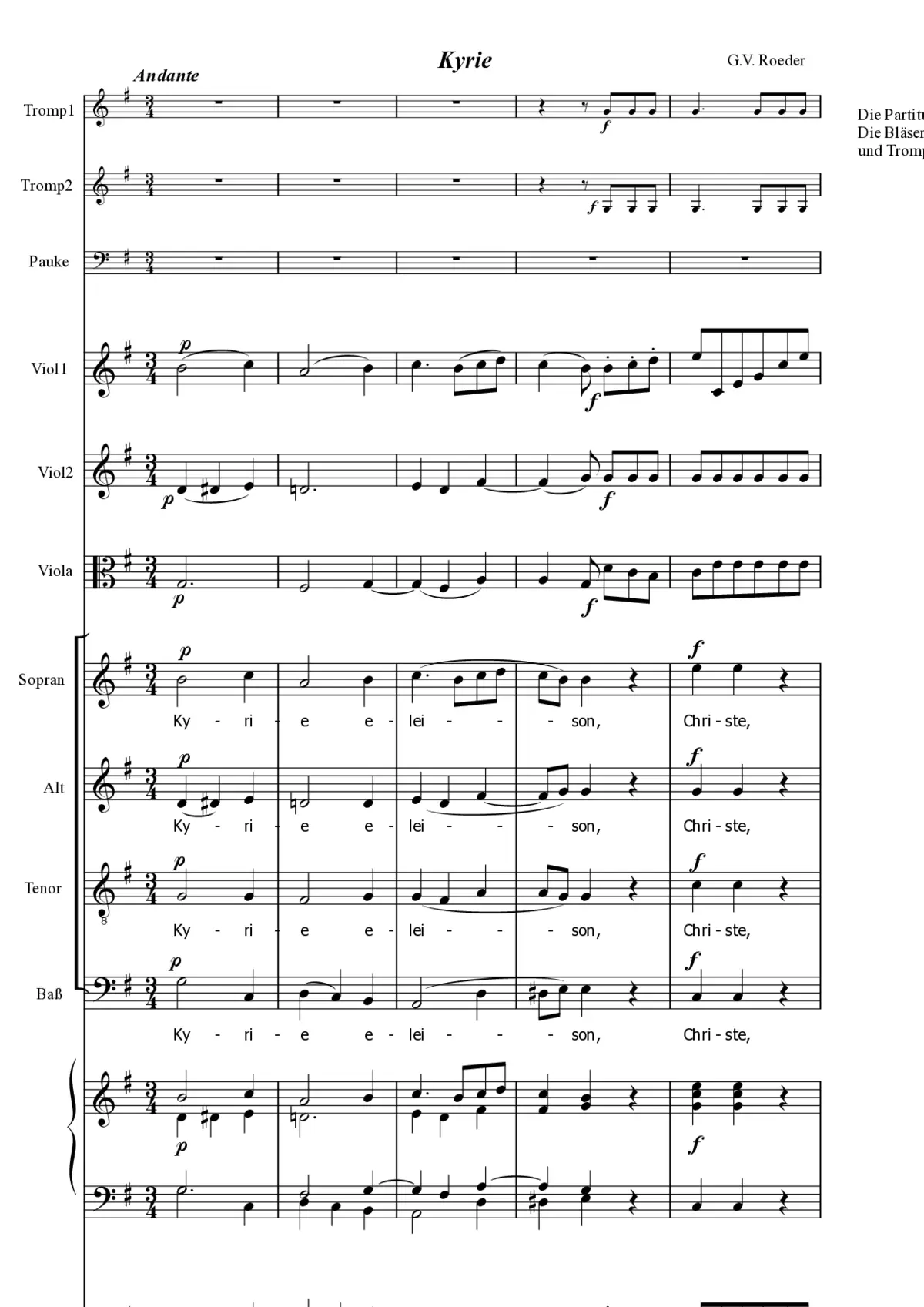 Missa in C Major - Page 1