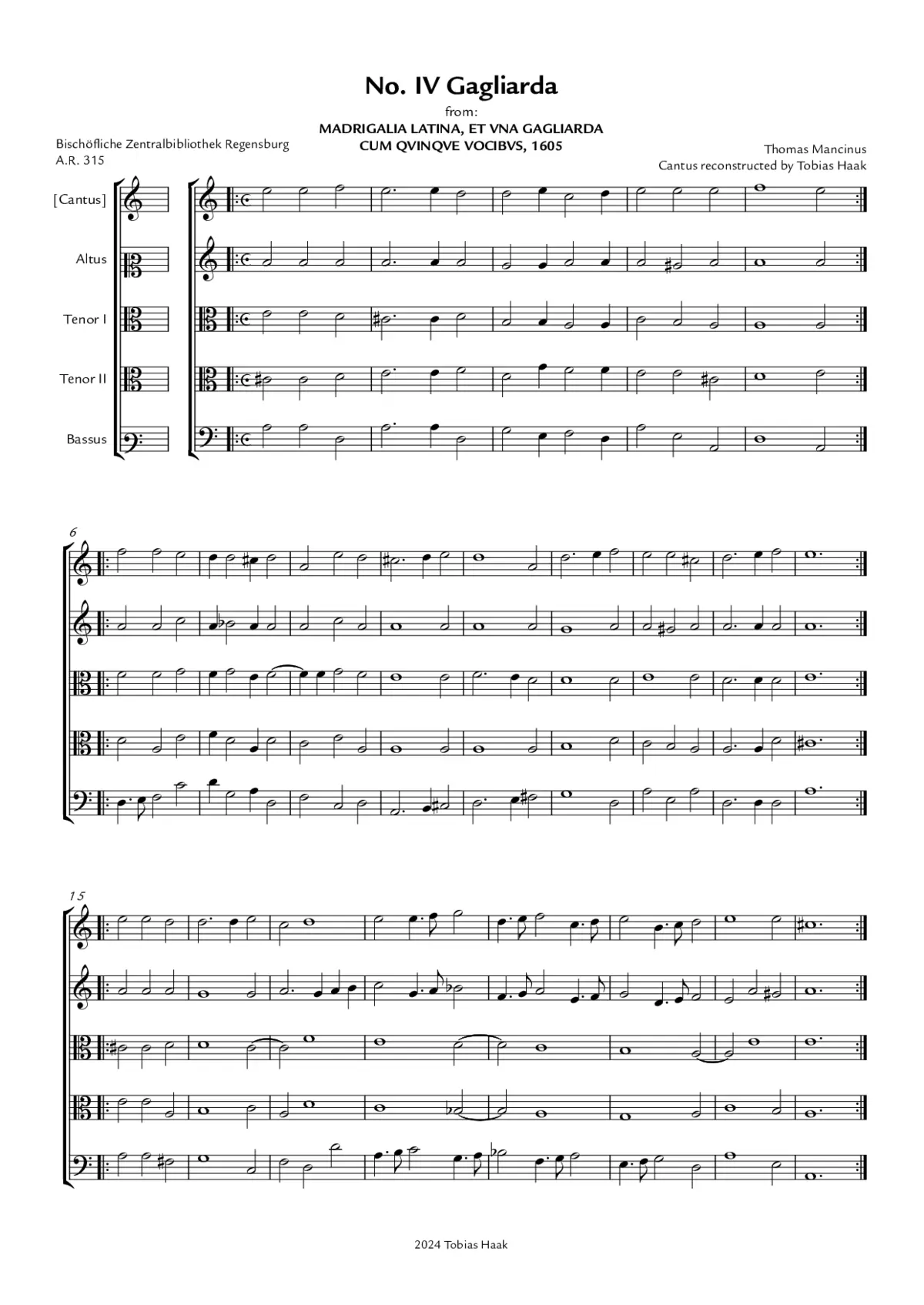Gagliarda - Page 1