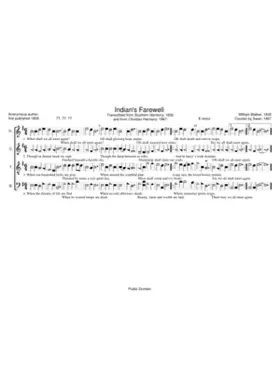 Indian's Farewell - William Walker