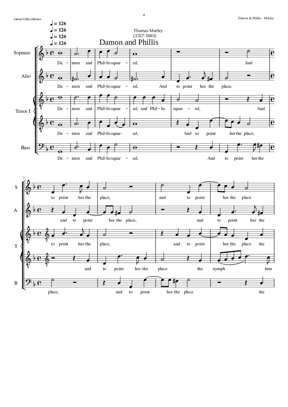 Damon and Phillis - Page 1