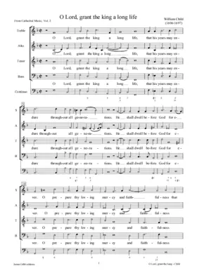 O Lord, grant the king a long life