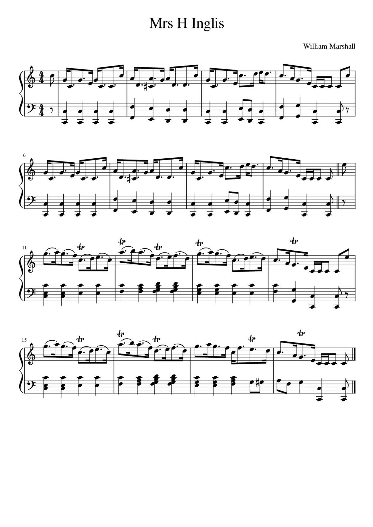 Mrs H Inglis - Page 1