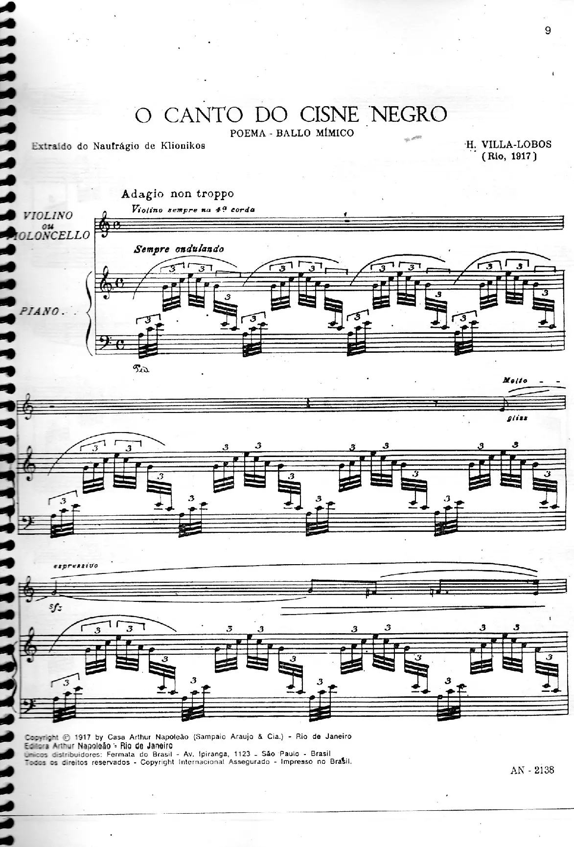 O canto do cisne negro - Page 1