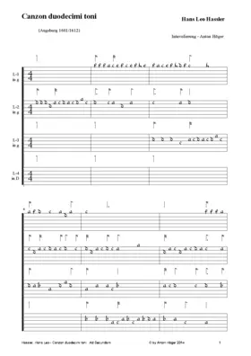 Canzon duodecimi toni