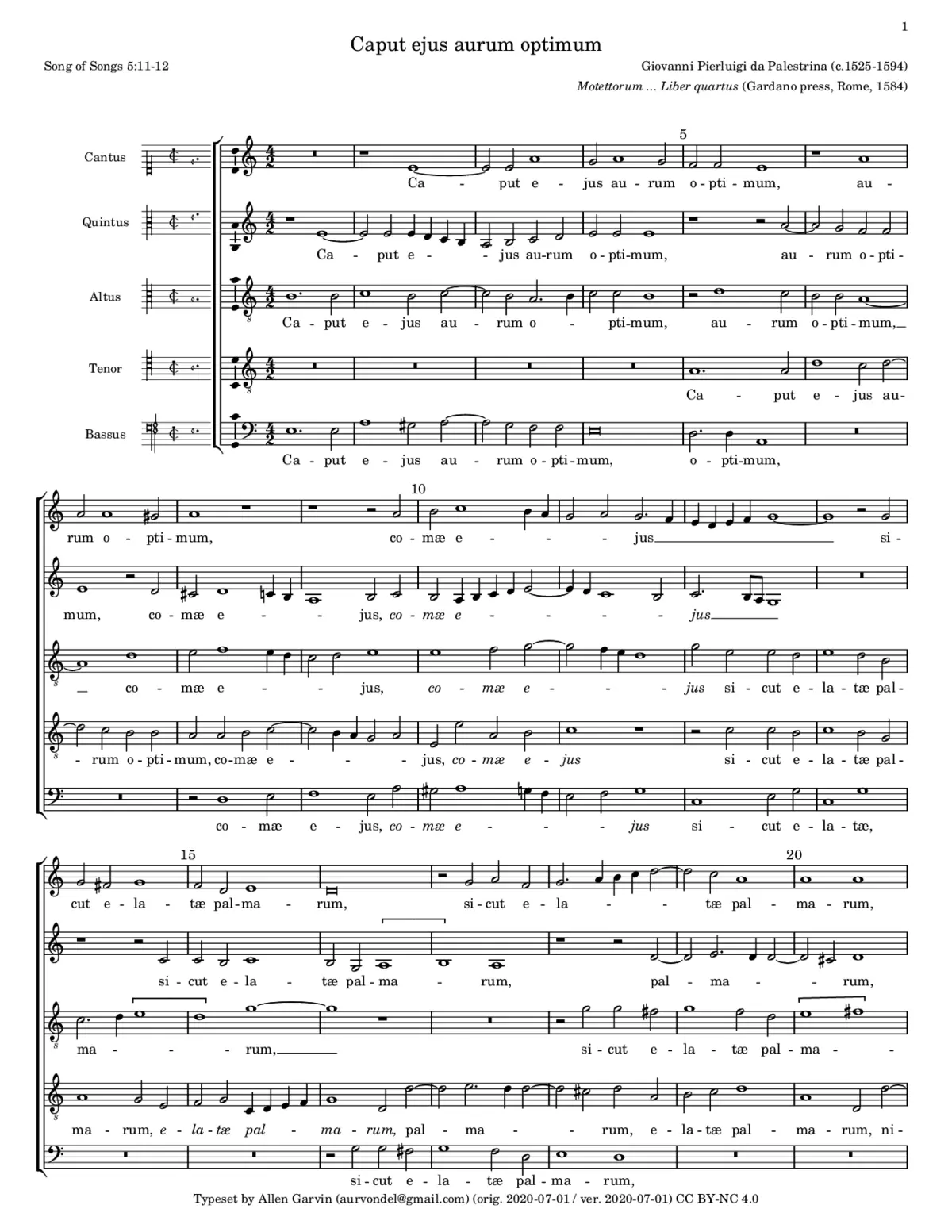 Caput eius - Page 1
