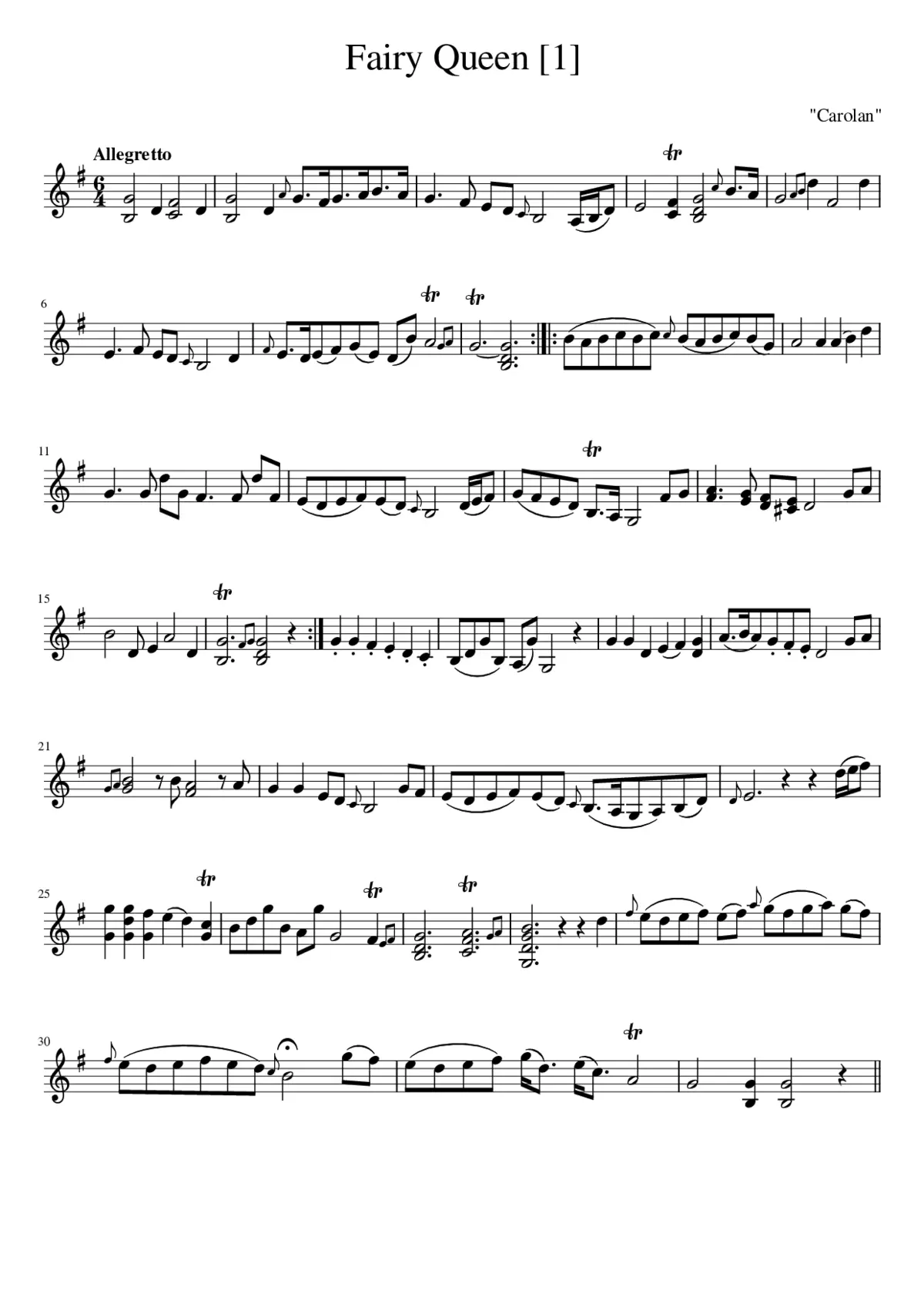 Fairy Queen - Page 1