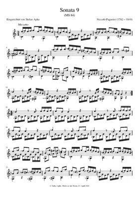 Guitar Sonata in C major