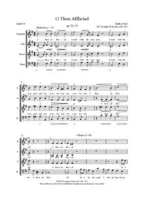 O thou afflicted, Op. 53, No. 5