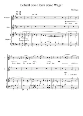 Befiehl dem Herrn deine Wege (Commit Thy Ways To The Lord) WoO VII/34
