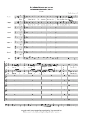 Laudate Dominum omnes gentes, SV 274