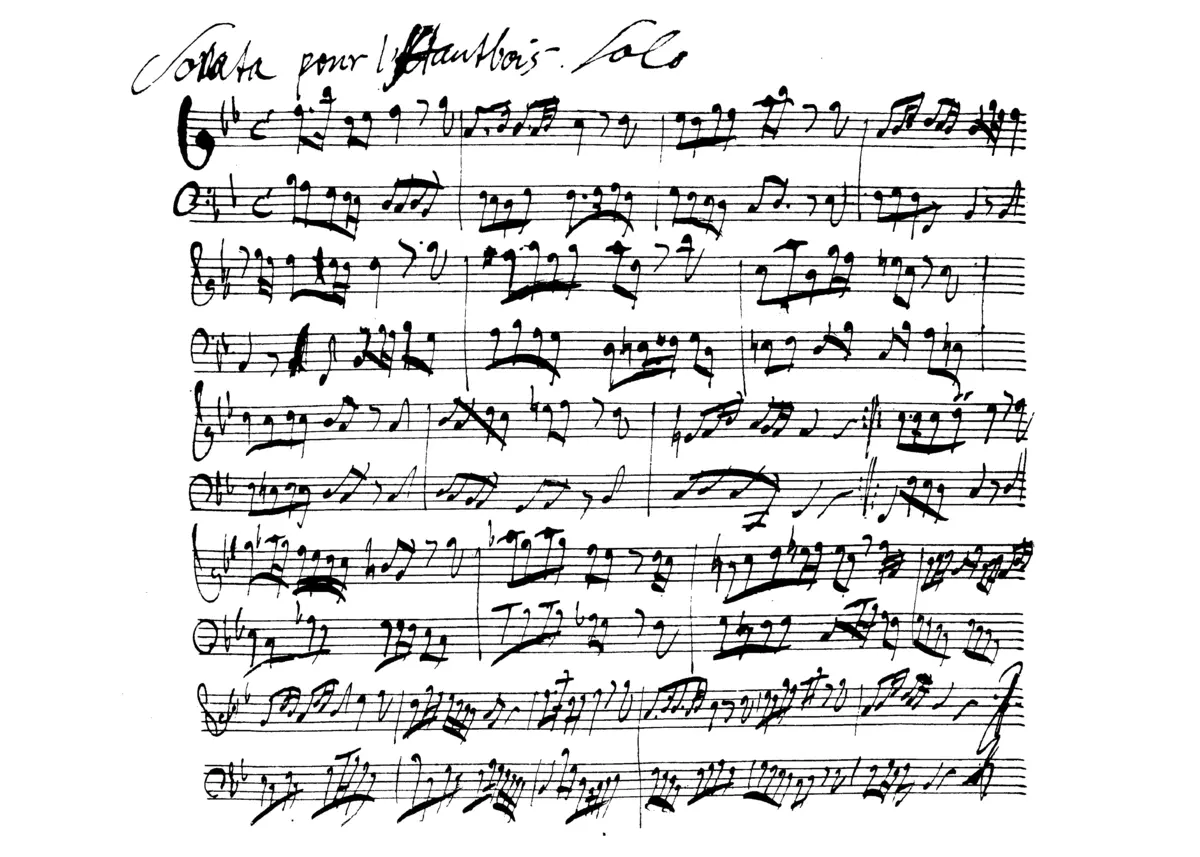 Oboe Sonata in B-flat major - Page 1