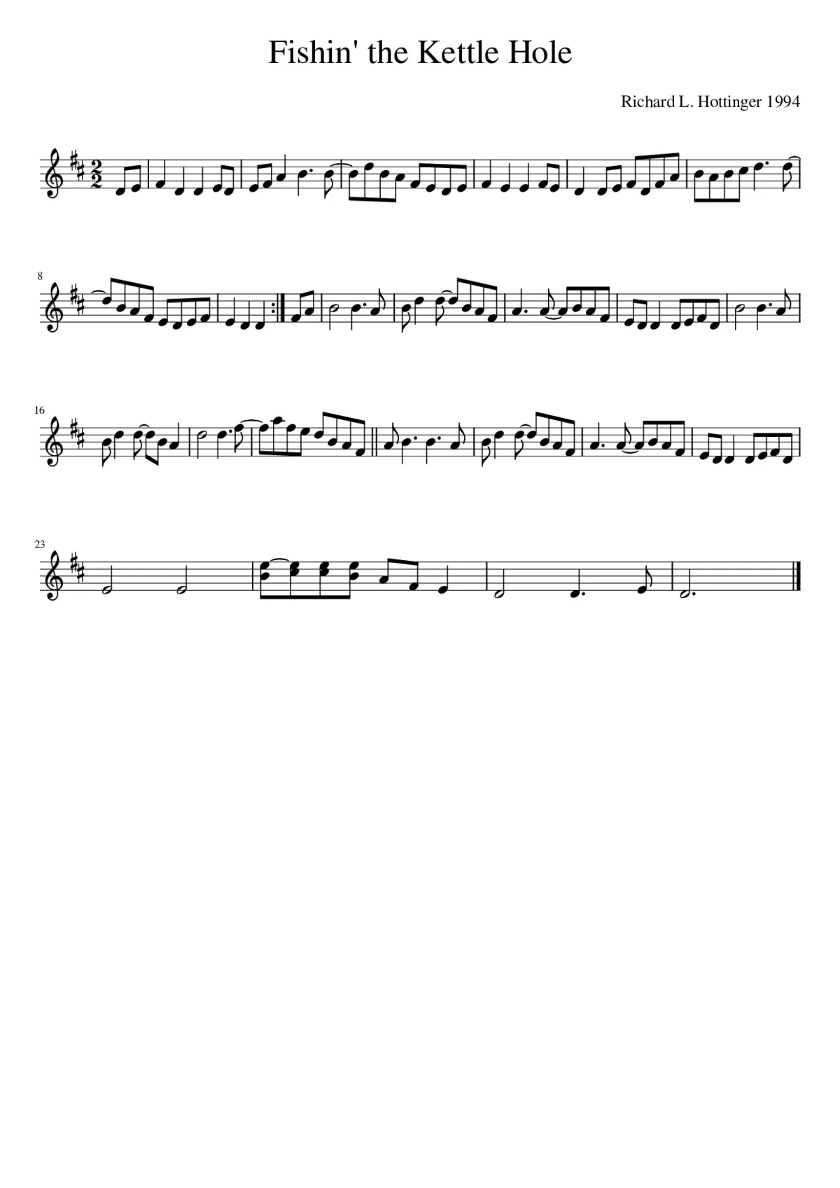 Fishin' the Kettle Hole - Page 1